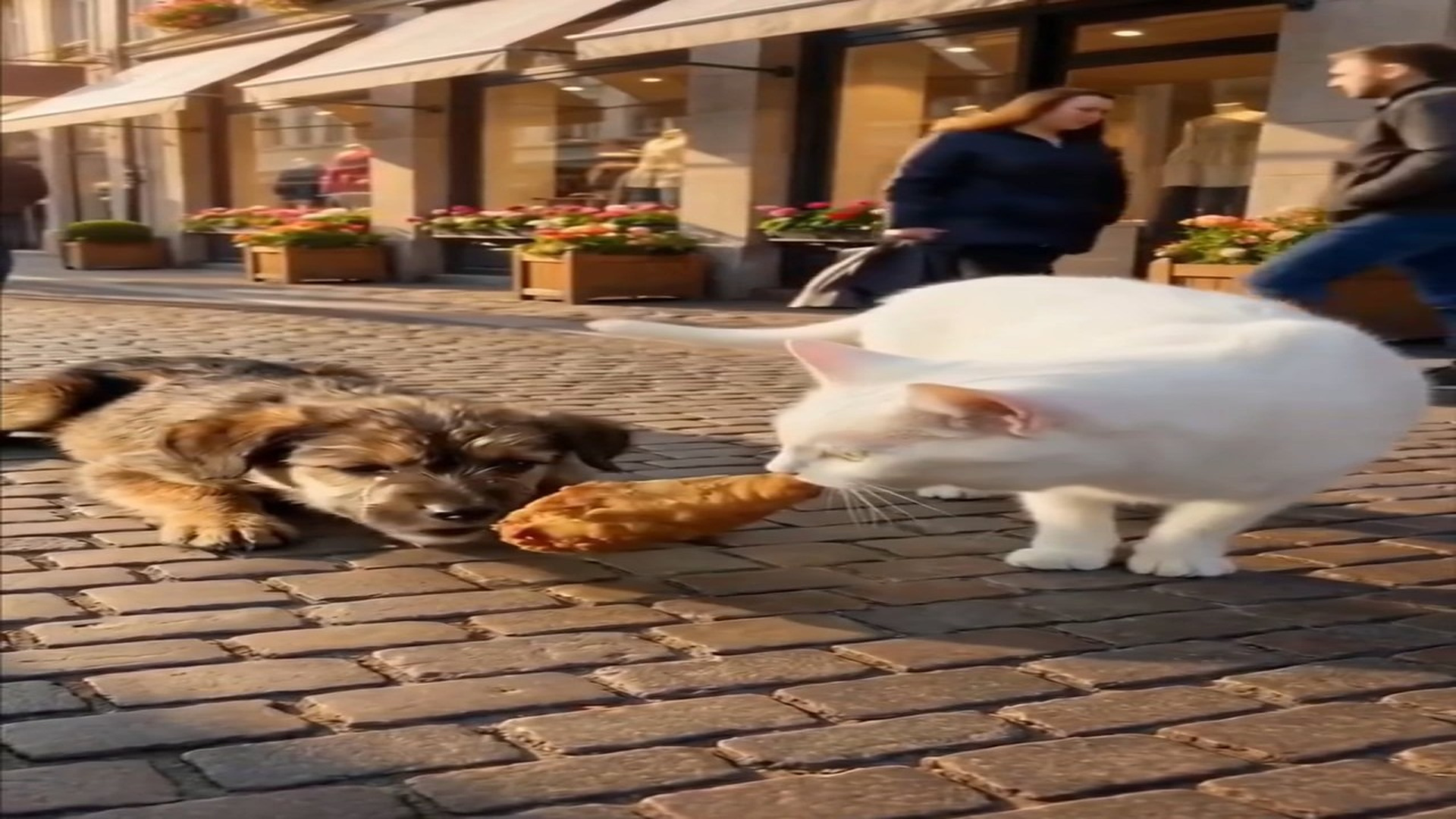 [Part 2] : D1307221_Many people walked past but cat chose to help. #catlover #pe_part 2